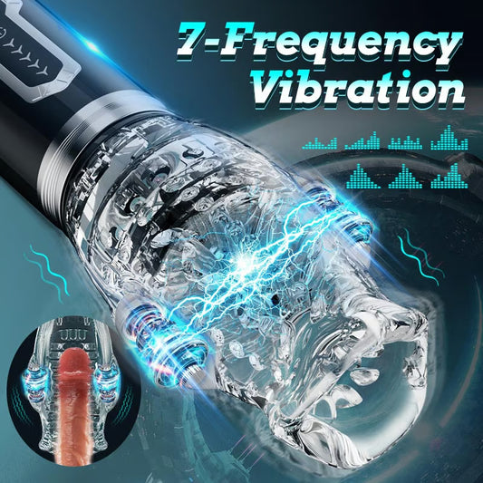 Double Egg Vibrators 5 Thrusting Rotation 7 Vibrating Oral Sex Handheld Masturbator Pocket Pus