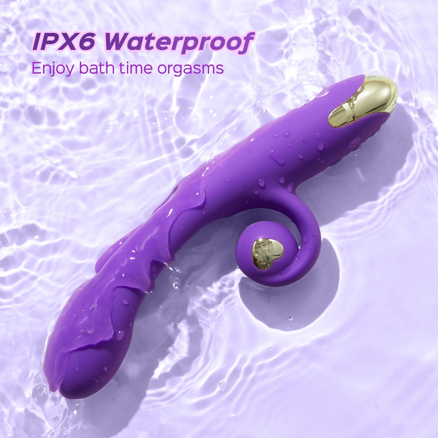 Rabbit Finger Tapping G-Spot Vibrator Clitoral Stimulator