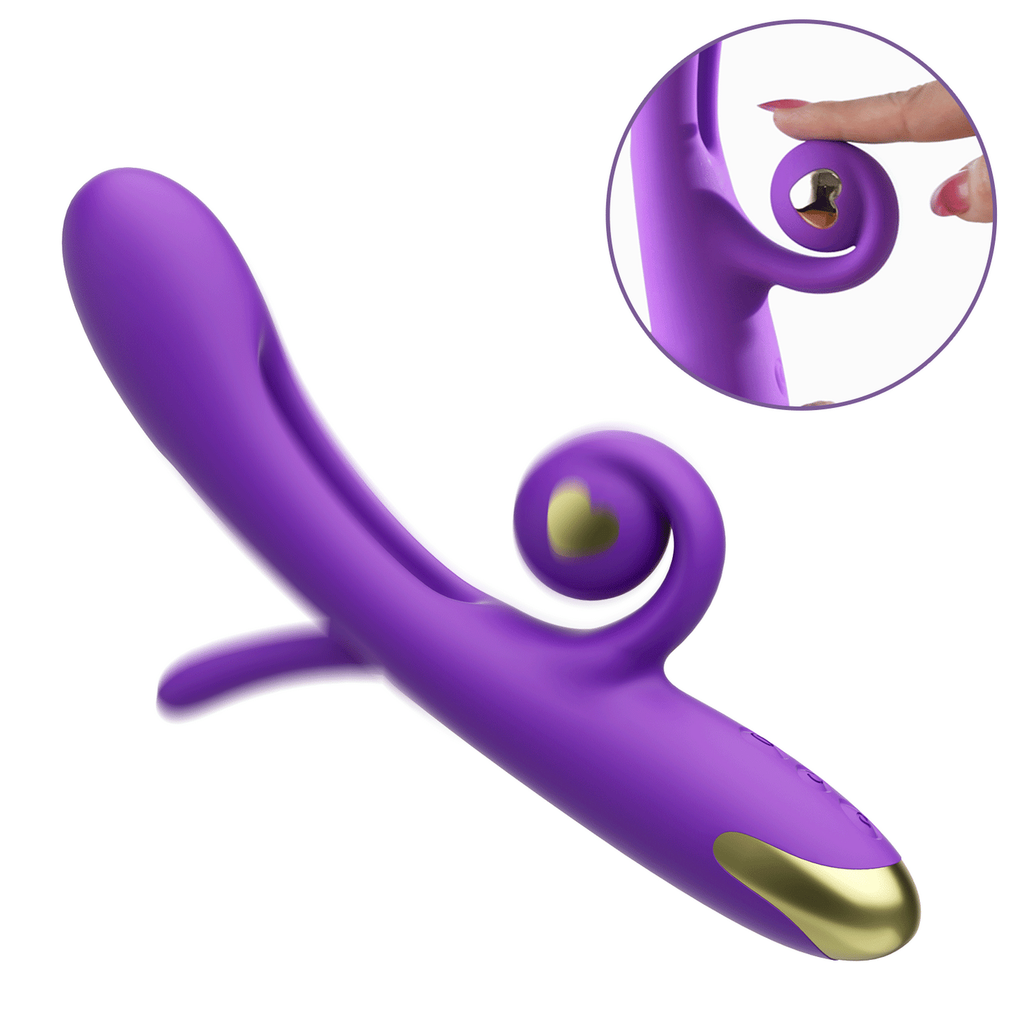 Rabbit Finger Tapping G-Spot Vibrator Clitoral Stimulator