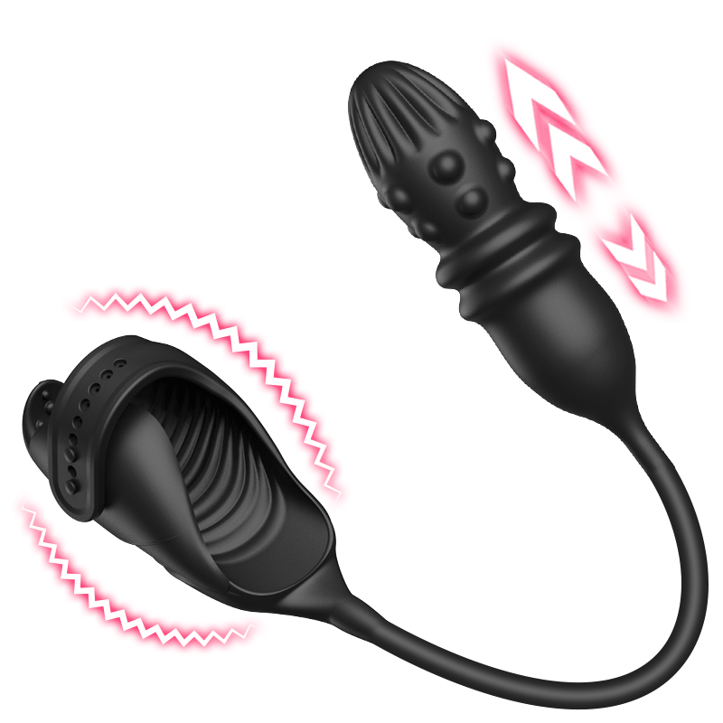 Thrusting & Vibrating Glans Trainer – Explore Intense Penis & Anal Pleasure