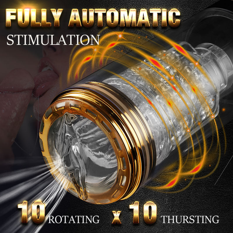 10 Telescopic Rotation 10 Suction Male Masturbation