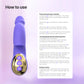 G-Spot Vibrator with Tongue Stimulator, Rotating Beads, Heating & Thrusting Functions