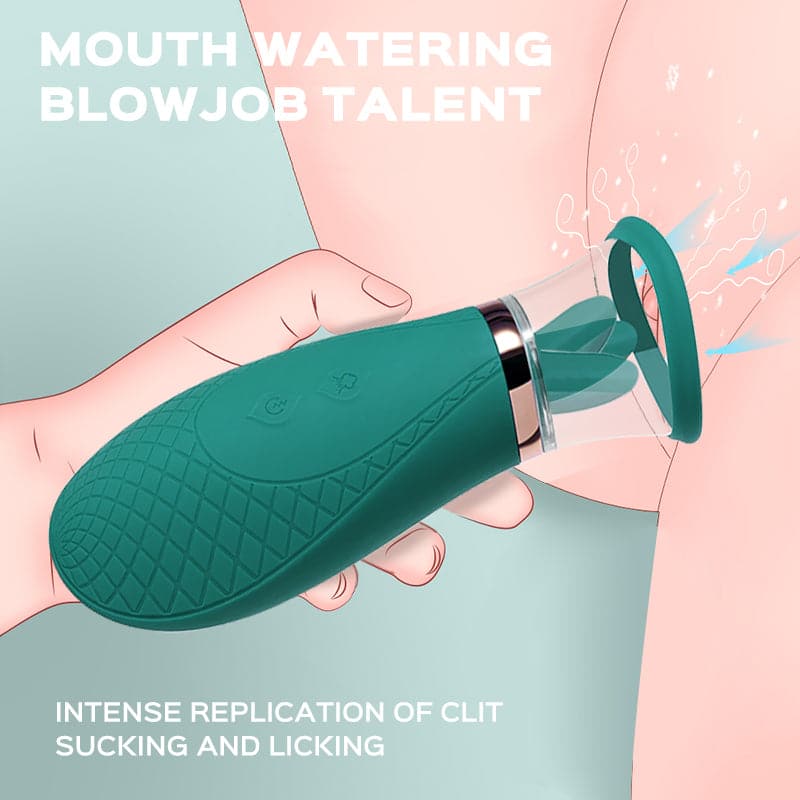 3 Sucking 9 Licking Modes Nipples Clit Sucking Vibrator