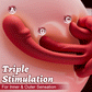 Upgraded 4 In 1 Tongue Licking & Swings & Heating G-spot Vibrator