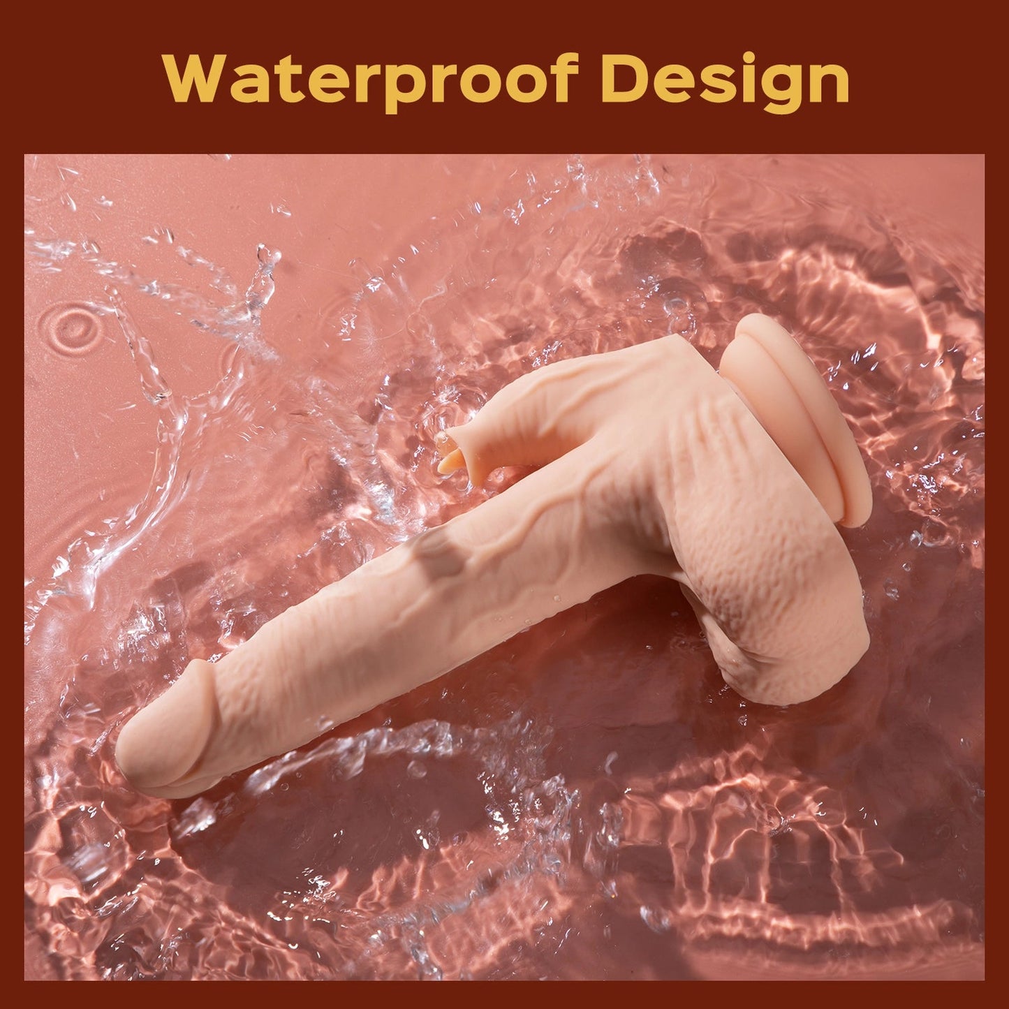 5 IN 1 Clitoral Stimulation Suction Cup Realistic Dildo