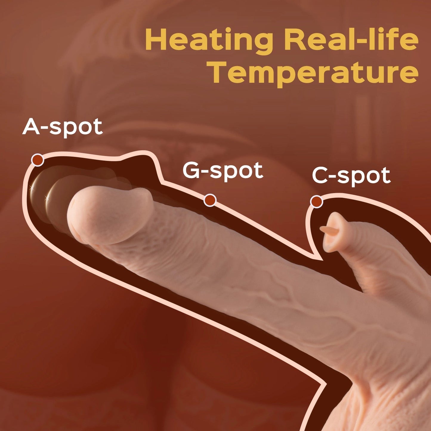 5 IN 1 Clitoral Stimulation Suction Cup Realistic Dildo