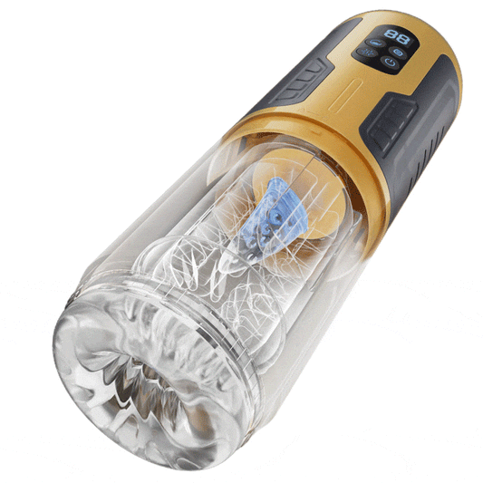 5 IN 1 Licking Massage Thrust Rotation Vibrating Burst Stroker
