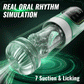 5-in-1 Automatic Masturbator with Thrusting Rotation Suction Vibration & Licking