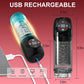 7 Rotating 7 Sucking Lcd Display Pumps & Enlargers Automatic Male Masturbator