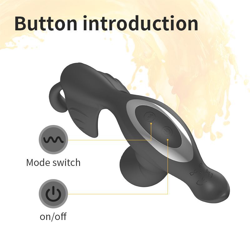 7 Flapping Vibration Triple Stimulation Anal Massager