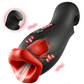 9 Vibrations 4 Suctions Clamping Suction Oral Simulation Male Masturbator