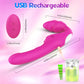 9 Vibrations Double-ended  Strapless Strap on Dildo Vibrator