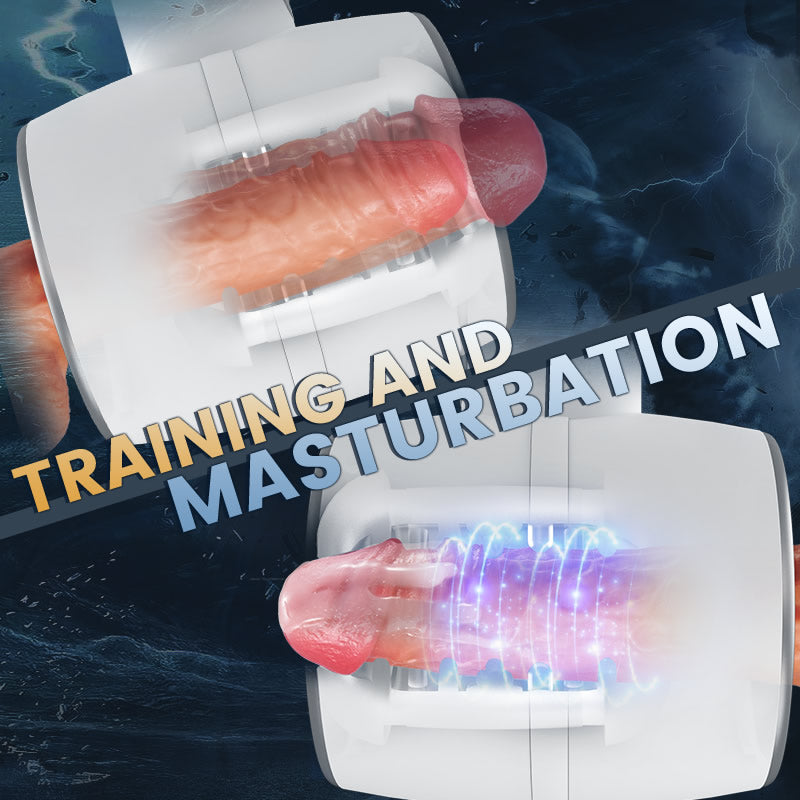 Automatic 3 Frequency Telescopic Handheld Male Masturbator