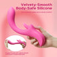 Curved G-Spot Vibrator & Rotating Tongue Clitoral Stimulator