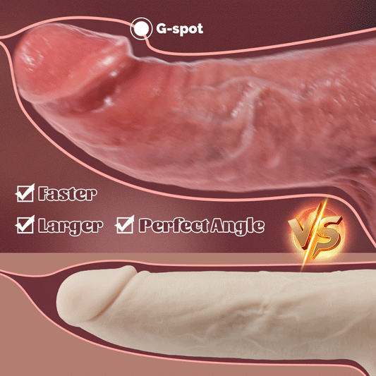 Curved Glans Thrusting Heating Vibrating P And G Spot Stimulation Realistic Dildo