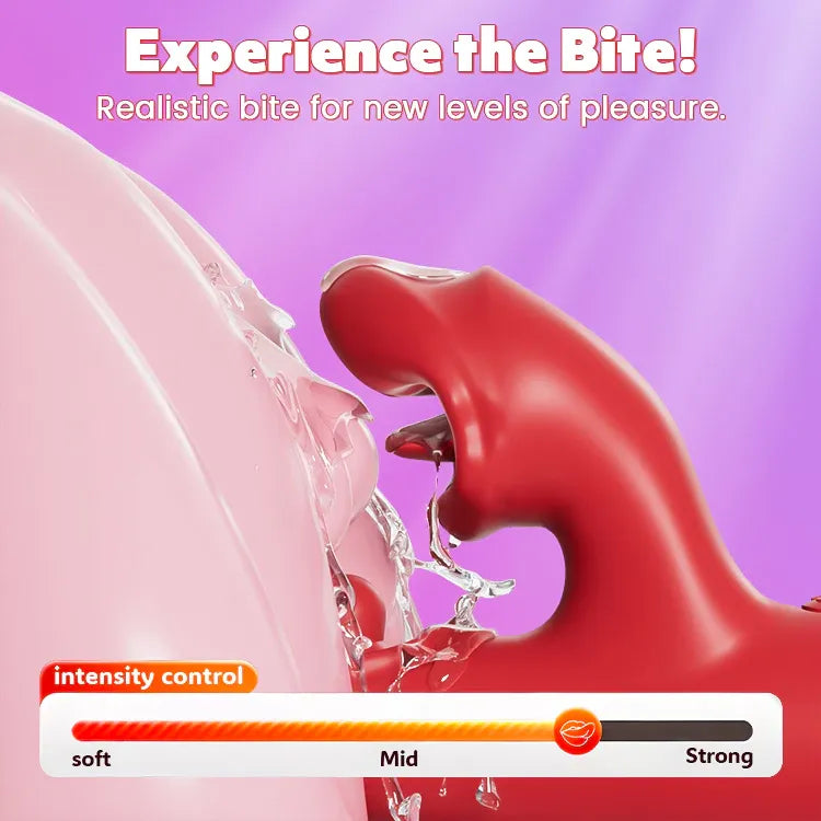 G-Spot Vibrator with 9 Tapping Rhythms & 8 Licking Vibration Modes