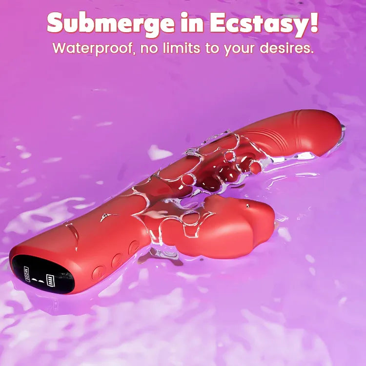 G-Spot Vibrator with 9 Tapping Rhythms & 8 Licking Vibration Modes