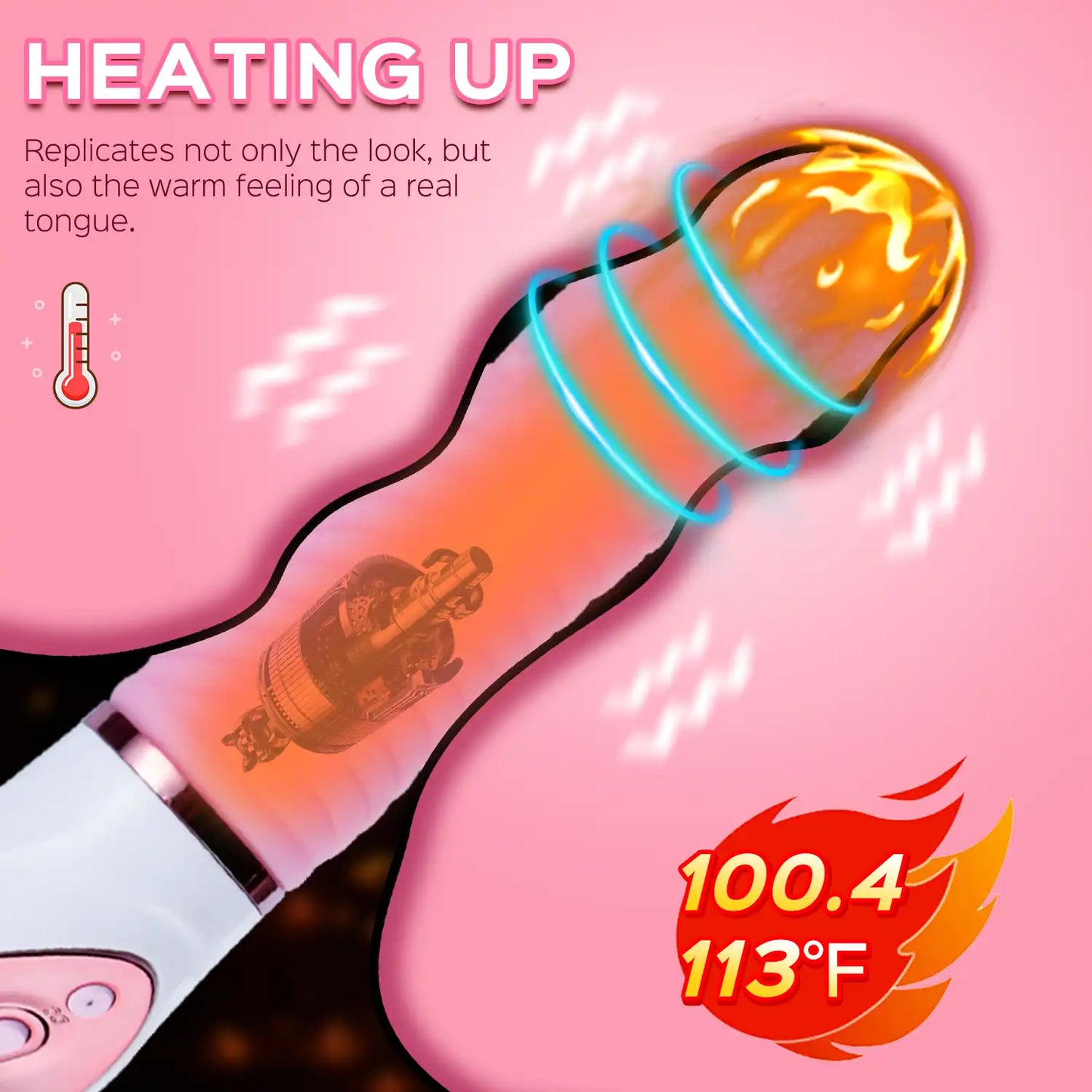 Heating Multi-function Tongue Vibrator