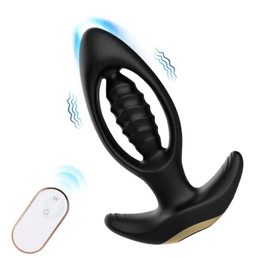 Hollow Vibrating Butt Plug Prostate Massager