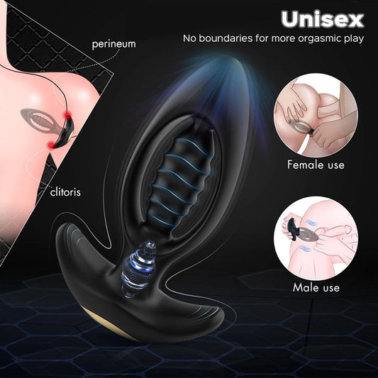 Hollow Vibrating Butt Plug Prostate Massager