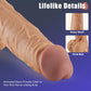 Length-adjustable 6 Thrusting 10 Vibrating Heating LifeLike Dildo