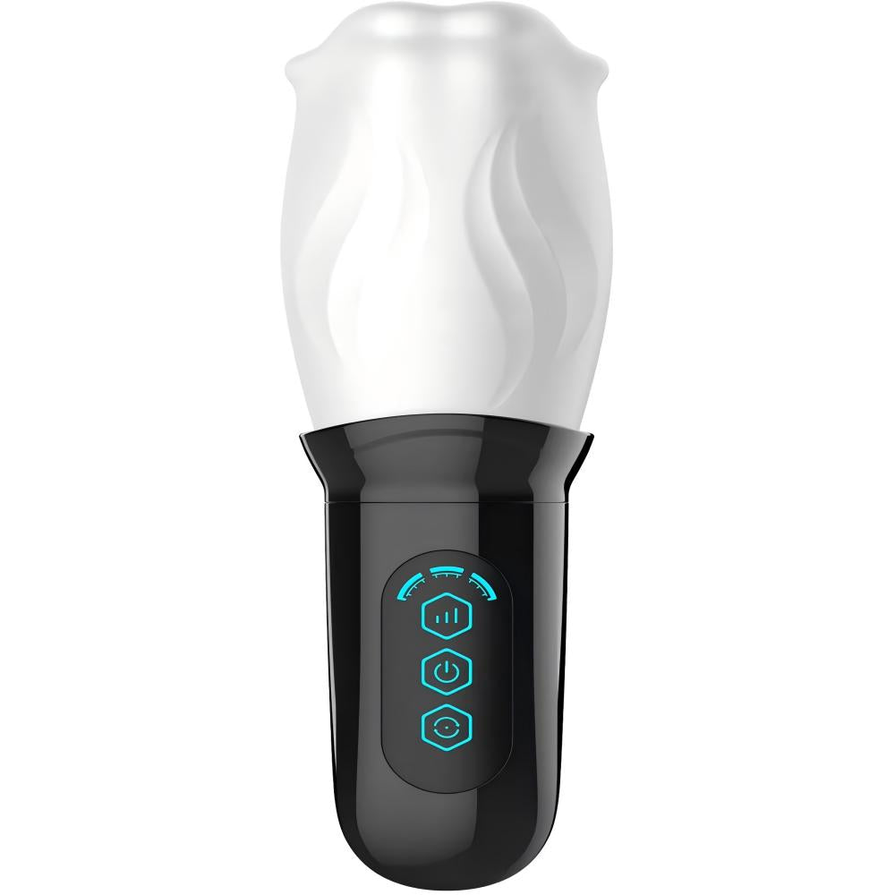 Lifelike Automatic Rotating Bare Sleeve Oral Sex Masturbator