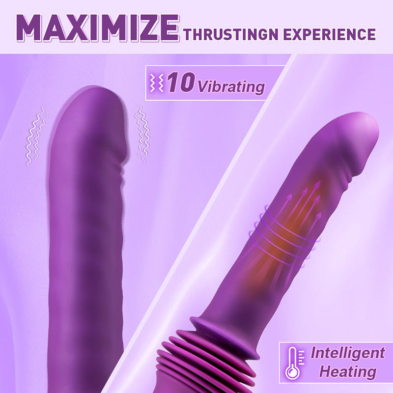 Powerful 3-IN-1 Heating Thrusting Vibrating Dildo