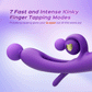 Rabbit Finger Tapping G-Spot Vibrator Clitoral Stimulator
