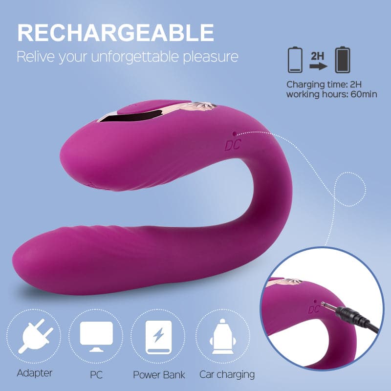 Remote Control Wearable G-spot and Clit Vibrator