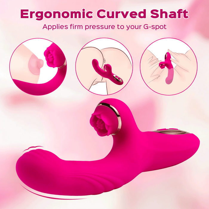 Tapping G-spot Vibrator Pulsing Vibrating Clit Stimulator