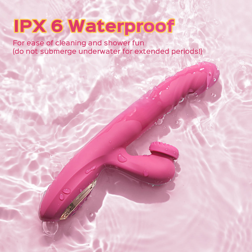 3 Tapping & Beads Ring Sliding Modes 7 Vibrating Modes Rabbit Vibrator