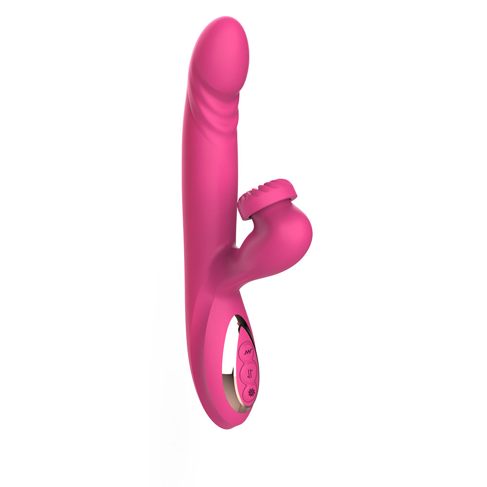 Thrusting G-Spot & Rotating Clitoral Vibrator Dual Stimulator