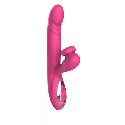 Thrusting G-Spot & Rotating Clitoral Vibrator Dual Stimulator