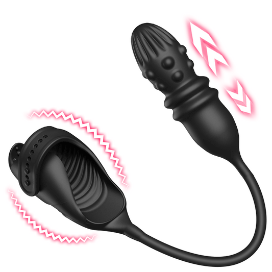 Thrusting & Vibrating Glans Trainer – Explore Intense Penis & Anal Pleasure