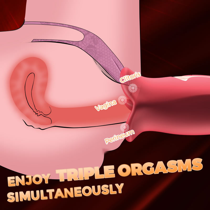 10 Biting 10 Vibrating Modes Stimulate Nipple Clitoral Women Vibrator