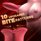 10 Biting 10 Vibrating Modes Stimulate Nipple Clitoral Women Vibrator