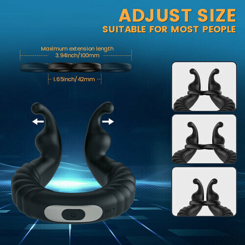 Dildo Vibrator Stretchy Adjustable Cock Ring