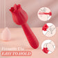 5 Thrusting & Vibrating 7 Tongue Licking Rose Vibrator