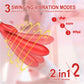 3 Swinging Vibrations & 10 Frequency Vibrations Rose Stimulator Massager