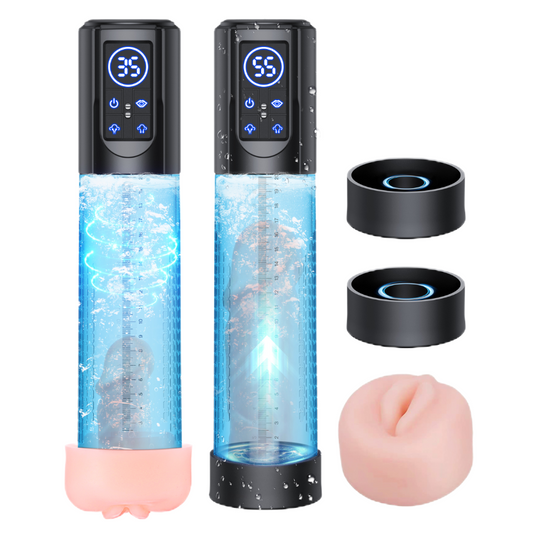 3 Vacuum Suction and 4 Training Pressure Modes Automatic Penis Pump