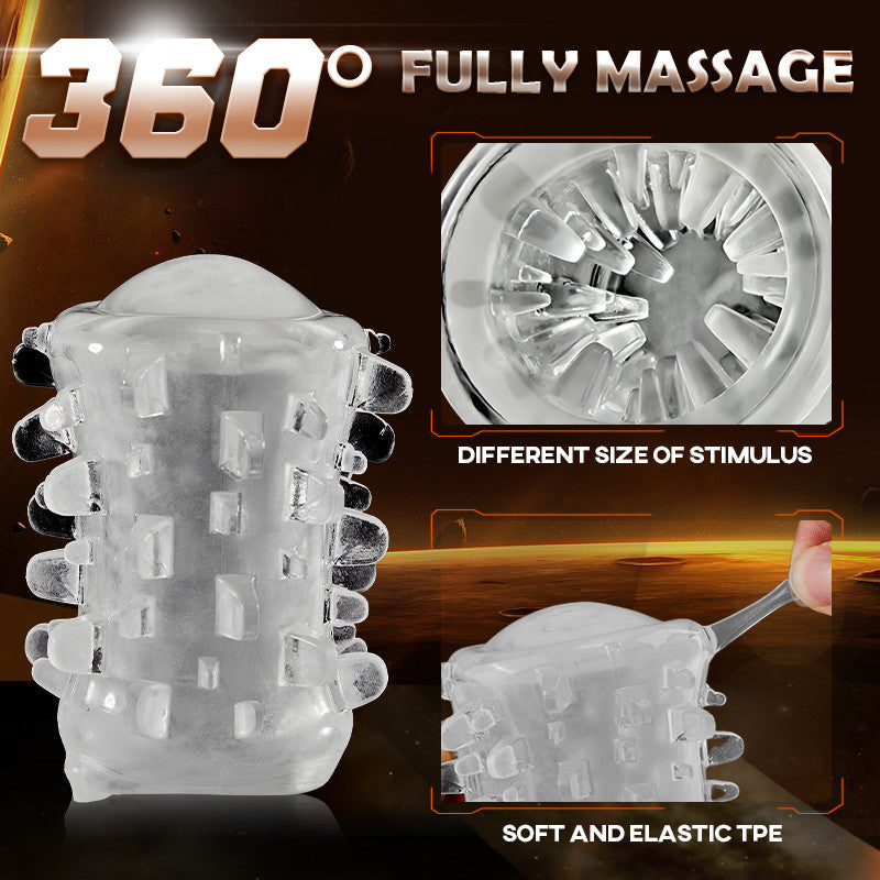 5 Thrusting 5 Rotating Vulva Mouth Automatic Masturbation Cup