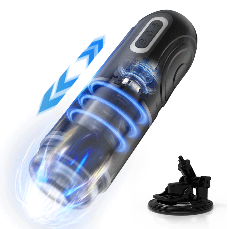 7 Thrusting Rotation Automatic Male Masturbator with Suction Base – SEMXS
