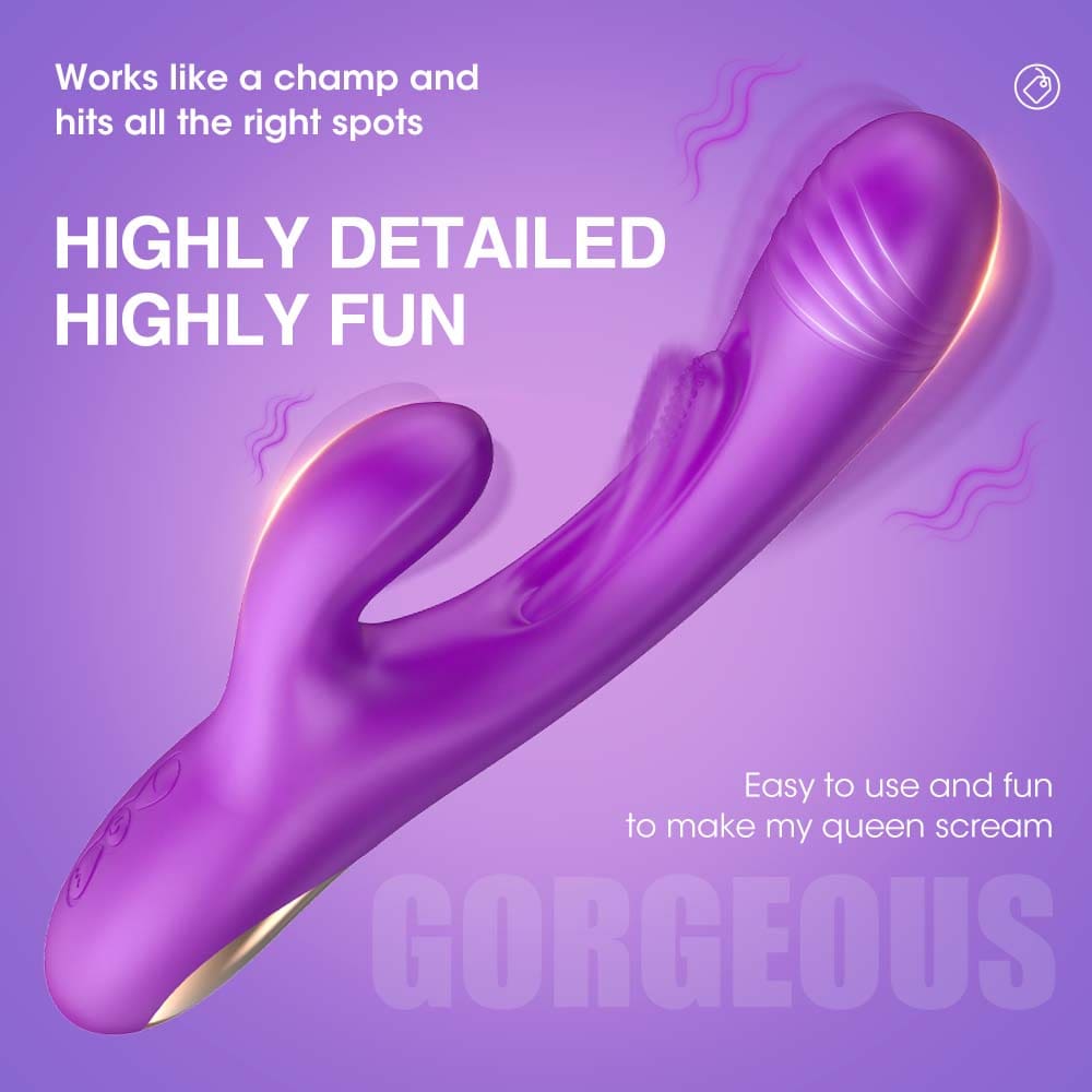 7 Tongue Flapping 7 Vibration G Spot Rabbit Vibrator