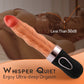 7 Wriggling 9 Vibrating Heating Vaginal Anal Vibrator Lifelike Dildo