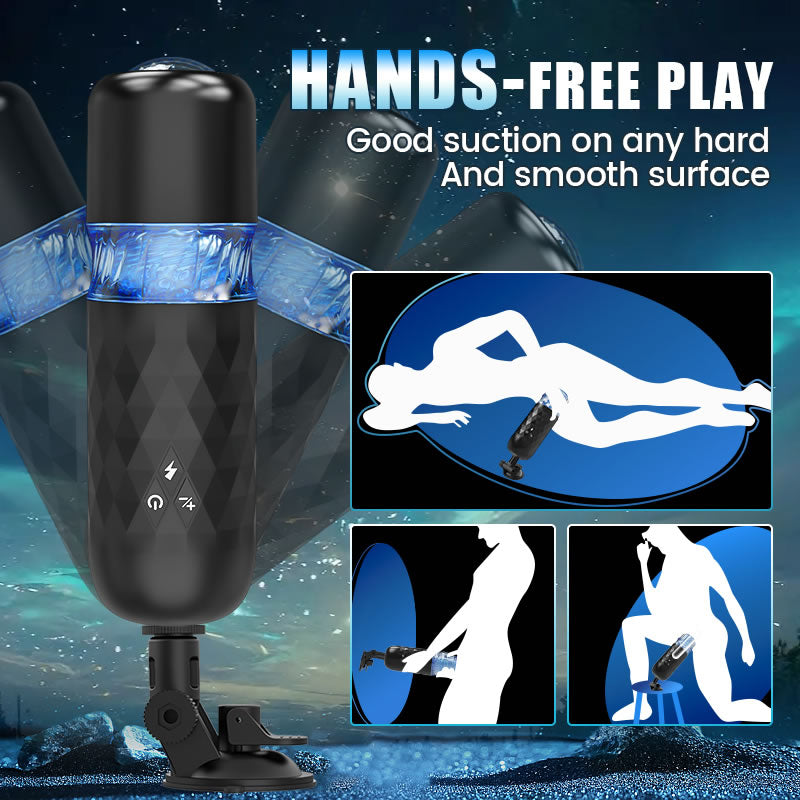 Automatic Thrusting Rotating Male Masturbators Cup