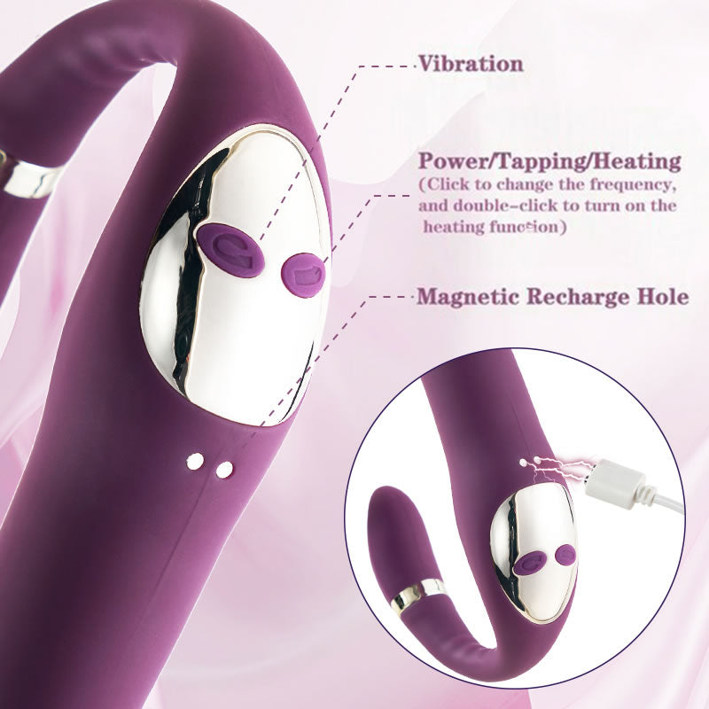 G-spot Double-headed Stimulates Massage Vibrator