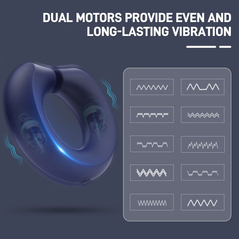 Magnetic Adsorption Adjustment Vibrating Cock Ring