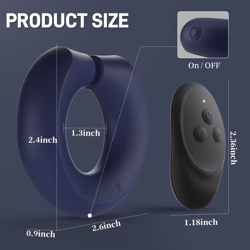 Magnetic Adsorption Adjustment Vibrating Cock Ring