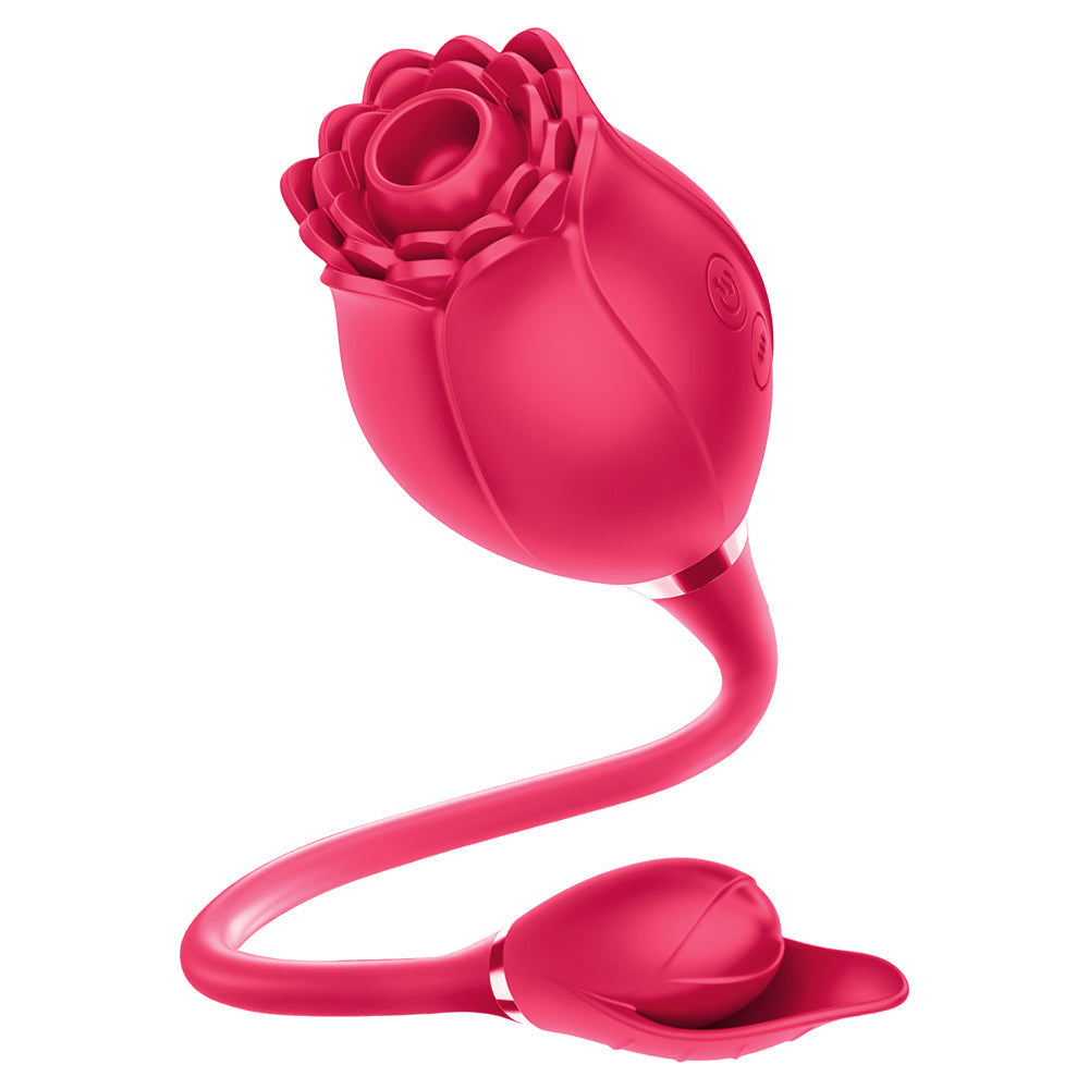 Mermaid Rose Sucking Vibrator with Love Egg Vibe.