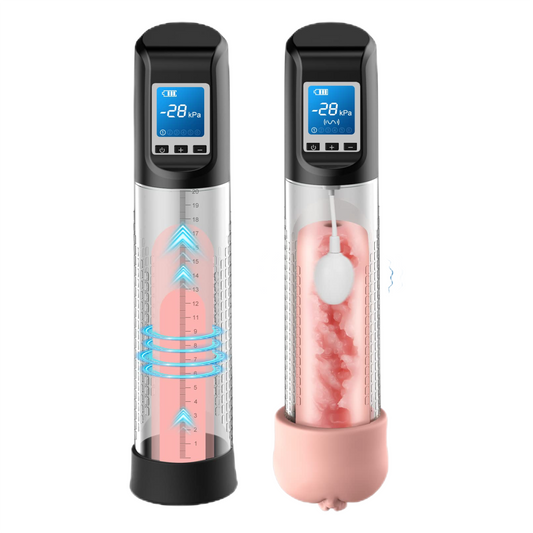 6 Suction 9 Vibration Vacuum Penis Pump With Pocket Pussy